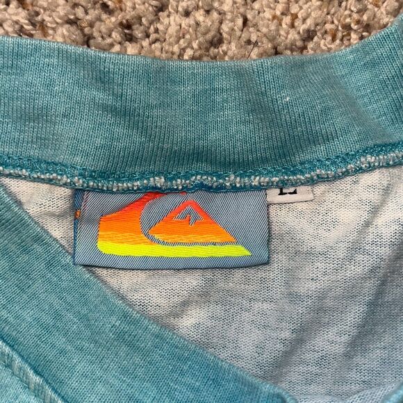 Quicksilver Vintage 80’s 90’s Blue Cotton T-Shirt Large - Picture 4 of 5